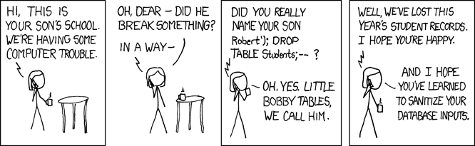 Exploits of a mom von xkcd